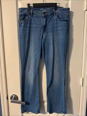 Old Navy Women’s Mid-Rise Blue Bootcut Jeans